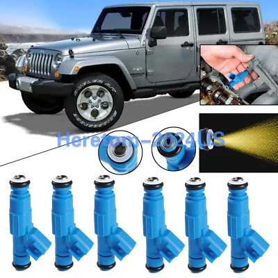 Inyector de combustible Bosch 0280155972 6 piezas para Jeep Liberty 2002-2003 3,7 L V6 53031099 Foto 1 de 4