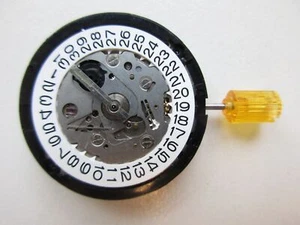 seiko cal. 7S26C Automatic 21 Jewels Uhrwerk - weißes Datum bei 3 - läuft - Bild 1 von 3