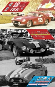 Decals Ferrari 250 GT Tour France Auto 1957 1:32 1:24 1:43 1:18 slot calcas - Picture 1 of 4