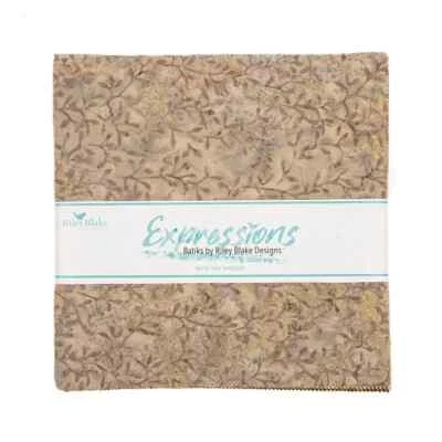 Into the Woods Expressions Batiks Layer Cake (42) 10 x 10 Squares - Image 1 of 2