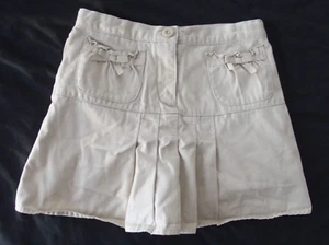 Gymboree 7 Girls Skirt Skort VGUC Khaki Tan adjustable waist - Picture 1 of 2