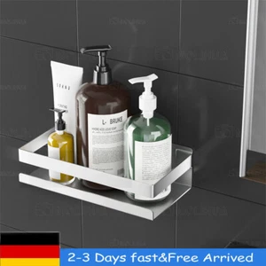 Edelstahl Mehrzweck Badezimmer Küche Wandmontage Regal Aufbewahrung Regale - Bild 1 von 12
