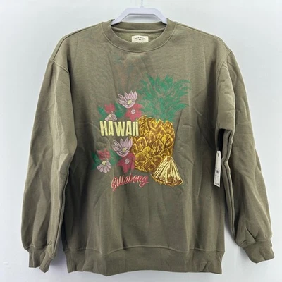 Moletom Billabong Hawaii Pineapple Vacay Graphic Feminino P/8 Novo com etiquetas - Imagem 1 de 4