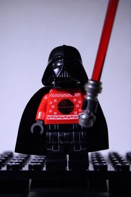 Star Wars LEGO® Darth Vader Red Christmas Sweater Death Star Minifigure 75279 - Image 1 of 4