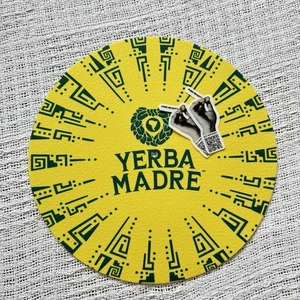 Yerba Madre Mate Turntable Slipmat Record Player Vinyl Jazz Dispensary +Stickers - Picture 1 of 5