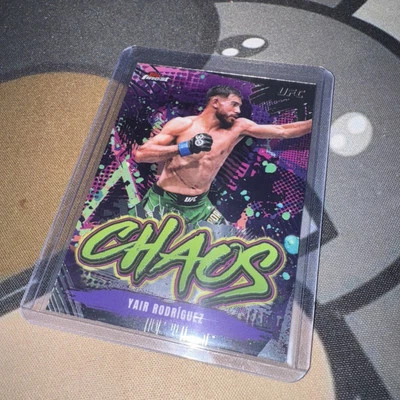 2024 Topps Finest UFC - Yair Rodriguez Chaos Refractor #CHA-27 - Image 1 of 2