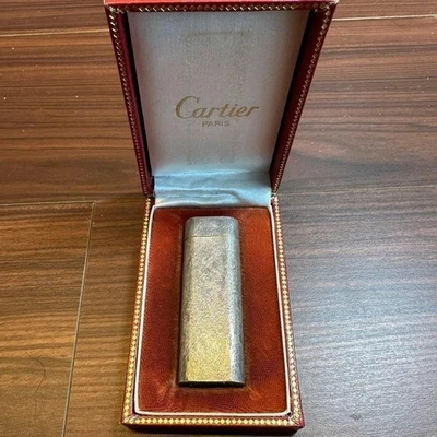 Used Cartier Gas Lighter Excellent Condition With Box Japan - Image 1 of 4