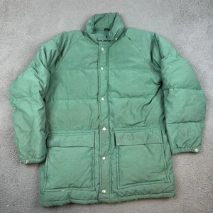 Vintage EMS Eastern Mountain Sports Jacket Mens Medium Quilted Down Puffer Parka - Picture 1 of 13