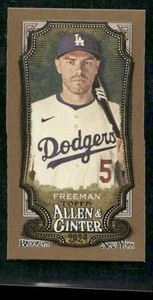 2024 Topps Allen & Ginter #62 Freddie Freeman Mini Gold Border - Picture 1 of 2