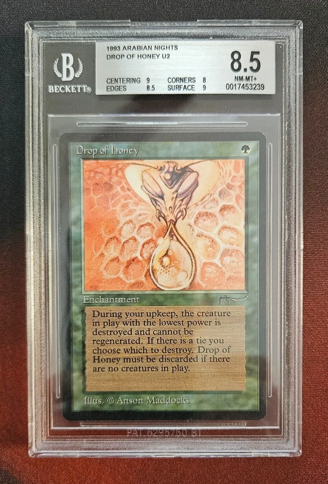 MTG - Arabian Nights - Drop of Honey - BGS 8.5 NM-MT+ B++ Last Auction 2025 - Image 1 of 2