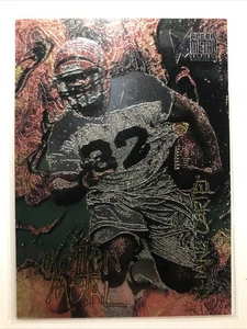 Ki-Jana Carter 1996 Fleer Metal #2 “METAL FUNDIDO” Inserto SSP BENGALS FUENTE DE ALIMENTACIÓN - Imagen 1 de 2