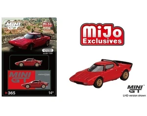 Mini GT 1:64 Lancia Stratos HF Stradale Rosso Aroncio MiJo Exclusive - Bild 1 von 1