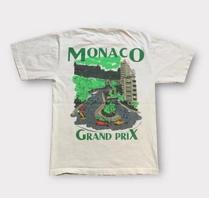 Bad Bunny Monaco Grand Prix T-Shirt Erwachsene Größe Small Elfenbein Most Wanted Tour - Bild 1 von 9