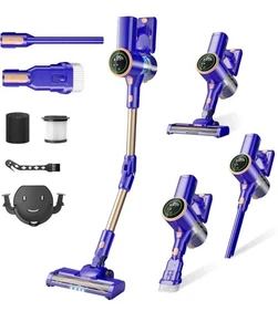 MHRMH Cordless Vacuum Cleaner 180° Bendable Wand 8-in-1 Lightweight Rechargeable - Picture 1 of 10