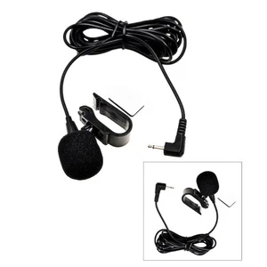 Car Microphone 2.5mm/3.5mm Clip Jack Plug Mic Stereo Wired External Mic - Zdjęcie 1 z 9