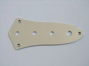 J Bass Style Electric Bass Control Plate Chrome for Jazz Bass Guitar - Picture 1 of 1