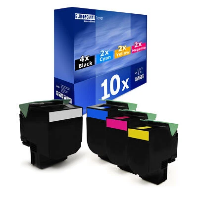 10x Toner f�r Lexmark X-548-DE X-548-DTE X-544-N - Bild 1 von 3