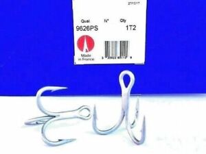 25 SALTWATER TREBLE HOOKS VMC 9626PS SELECT SIZE #6 - 3/0  4X STRONG 