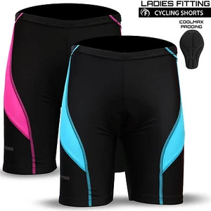 Ladies Women Cycling Padded Short MTB Bicycle Anti-Bac Coolmax S to L - Picture 1 of 3
