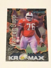 Warren Sapp 1995 Signature Rookies Kromax Promo Rookie Card #4 Buccaneers