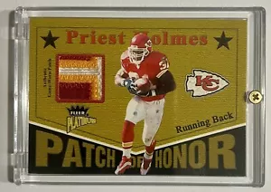 Priest Holmes 2003 Fleer Platinum “Patch Of Honor” #ed 214/220 - Picture 1 of 3