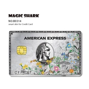 Credit Card SMART Sticker skin protector pre-cut small chip (FRONT ONLY) - Picture 1 of 1