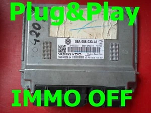 IMMO OFF / Plug & Play VW GOLF JETTA ECU 06A906033JA - FAST COURIER - Picture 1 of 1