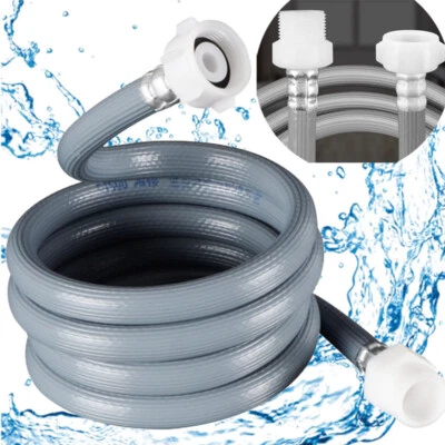 Washing Machine Dishwasher Inlet Pipe Extension Pipes 3/4" Extended Hose 1m~ 5m - Image 1 of 4