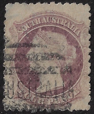 SA 1868 4d. púrpura opaco, Scott 31/SG 55, wmk. lg , perf. 11 1/2 . usado. F-(a5084 Foto 1 de 3