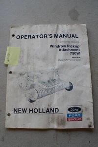 New Holland 790W Windrower pickup Head Operator's Manual 1988 - Picture 1 of 1
