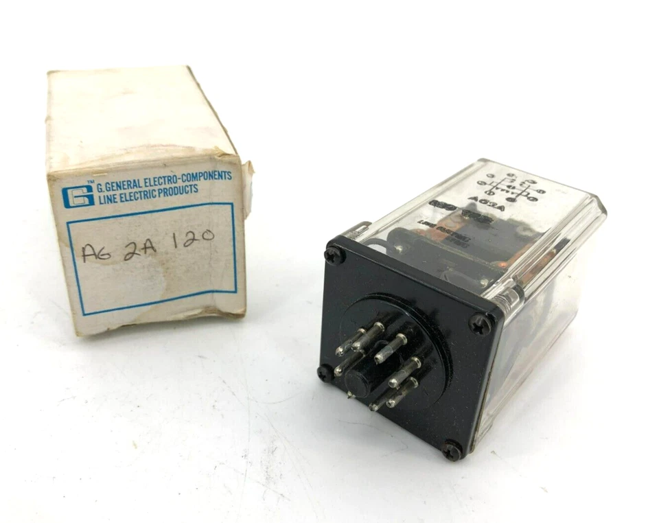 New Line Electric AG-2A-120VAC Relay AG2A120 - Image 1 of 4