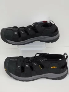 KEEN Utility Atlanta II Cooler Steel Toe Sandal Cascade Brown/Black Leathe - Picture 1 of 11