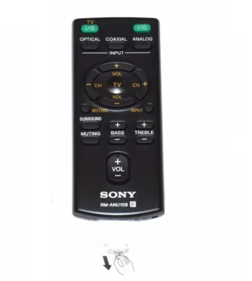 Remote control RM-ANU159 for Sony Home Audio System HT-CT60 HT-CT60BT - Image 1 of 2