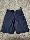 U.S. Polo Assn. Kids Boys Shorts Navy Blue Uniform Classic Adjustable Size 16