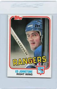 1981/82 Topps #E99 Ed Johnstone Rangers NM *73 - Picture 1 of 1