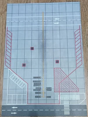 1/200 airport apron platform type A 30x38cm Thickness: 3mm Material:perspex - Image 1 of 2