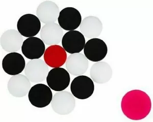 Monete Carrom Tavola Plastica Acrilica per Gioco Liscio con 1 Striker - Foto 1 di 2