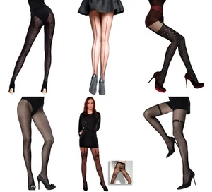 Women Party Everyday Tights Patterned Mix SALE - Picture 1 of 32