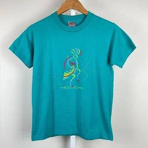 Vintage 90s Durango Colorado Kokopelli Graphic Tee T-Shirt Youth Large 14/16 - Bild 1 von 7