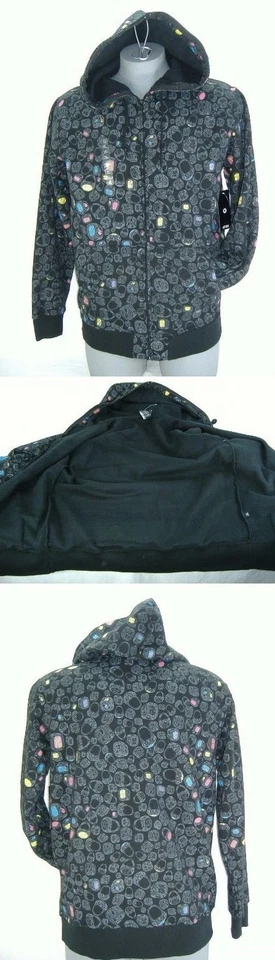 Nuevo Para Hombres Pequeño ETNIES Zapatos Clase Anillo Negro Chaqueta con Capucha Precio de venta sugerido por el fabricante $49 Foto 1 de 1