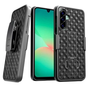 Para Galaxy A26 A25 A23 A22 A21 A20 5G Funda Clip Cinturón Funda Combo Cubierta - Imagen 1 de 12