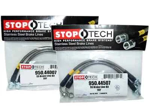 Stoptech Stainless Steel Braided Brake Lines (Front & Rear Set / 44007+44507) - Picture 1 of 1