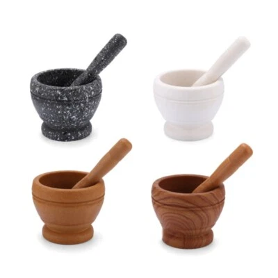 Grinder Set Pedestal Bowl gifts Kitchen Garlic Pugging Mills - Image 1 of 4