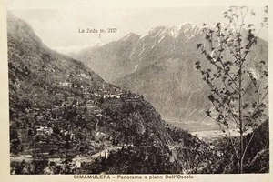 AK - Cimamulera - Panorama und Ossola-Plan - ca. 1920 - Bild 1 von 1