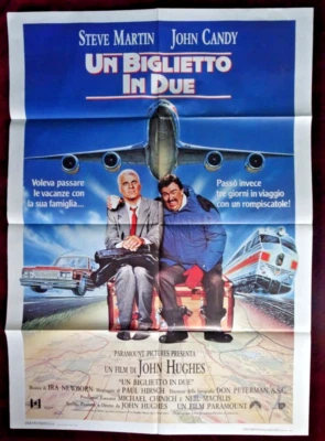 Planes Trains and Automobiles Poster 1987 Original Italian Huge Lrg John Hughes - Image 1 of 4