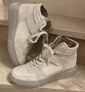 Paul Green, High Sneaker Gr.41 / 7,5 Leder Trendsetter Wollweiss Neu - Bild 1 von 4