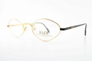 JAZZ by TIFFANY Brille TJ40 54-21 135 C55 23K Gold Plated Precious Lunettes 90s - Picture 1 of 10
