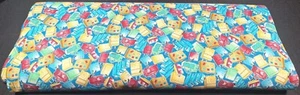 AVLYN AIRPORT - LUGGAGE COTTON FABRIC 15 YARDS - VINTAGE - NEW - Picture 1 of 9