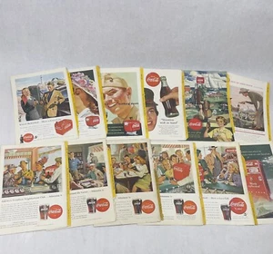 31 Original Vintage 30s 40s 50s National Geographic Coca-Cola Magazine Ads WWII - Picture 1 of 5