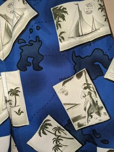 🌴Paradise Collection Men's Swim Trunks Blue Sz Medium🌴 - Picture 1 of 5